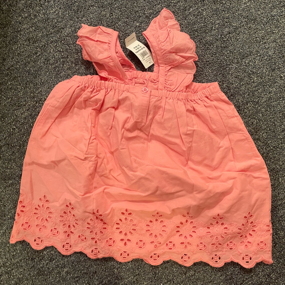 Gap Factory Pink Eyelet dress